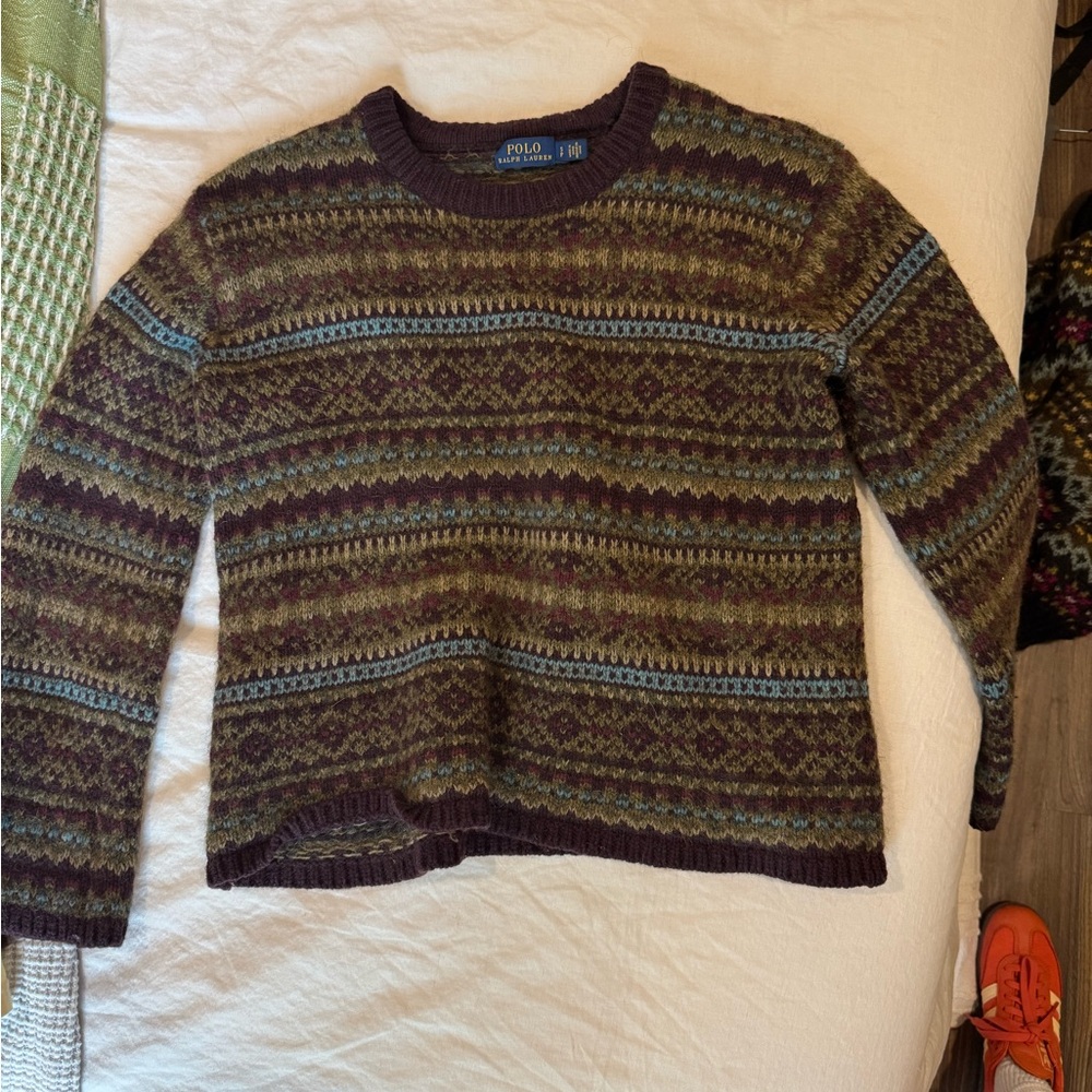 Polo Ralph Lauren Rich Brown Knit Sweater